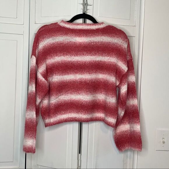 BB Dakota Pink Please Fuchsia Cropped Sweater - Picture 8 of 12